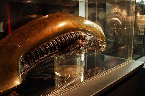 Como é o museu com obras do criador do Alien