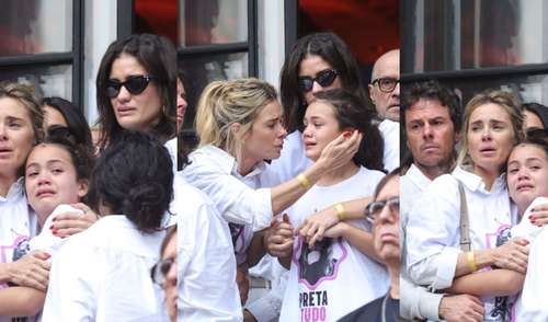 Unidas pelo amor: neta de Preta Gil, Sol de Maria é consolada por Carolina Dieckmmann após velório; veja fotos