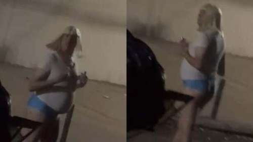 Flagra! Pastor é filmado andando de calcinha e peruca pelas ruas de Goiânia; veja o vídeo