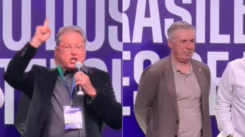 Na frente de Ancelotti, Oswaldo de Oliveira pede volta de brasileiro ao  comando da Sele&ccedil;&atilde;o