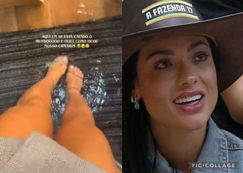 Temporal surpresa alaga estúdio e causa susto em ex-participante de reality show durante gravação