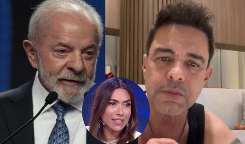 Zezé Di Camargo critica SBT por receber Lula e pede retirada de seu programa