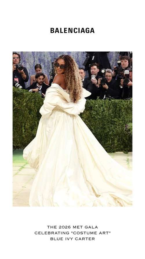A herdeira chegou! Blue Ivy domina o Met Gala com look Balenciaga