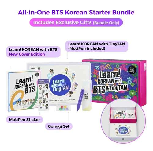 BTS lança kit de estudos de coreano com mensagens em vídeo