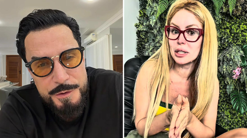 Latino nega acusações de agressividade e ameaças feita por sua ex-mulher Raffa Rabbie.