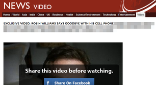 Vídeo de Robin Williams é novo golpe de hackers no Facebook