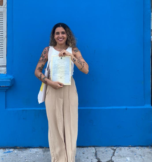 Foram quase três anos até ter a certidão atualizada em mãos