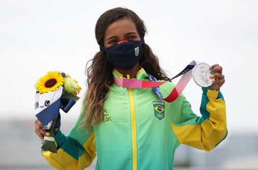 Skatista conquistou sua medalha de prata no Jogos Olímpicos de Tóquio 2020