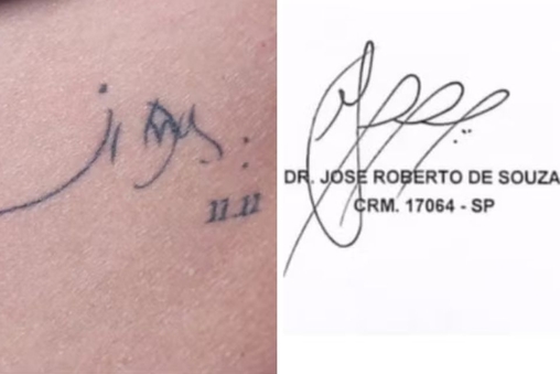 Assinaturas s&atilde;o diferentes, conforme mostrou filha de m&eacute;dico