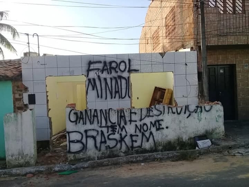 Casa da professora Josynete Luciana dos Santos ap&oacute;s ser desocupada - Foto tirada em 23 de mar&ccedil;o de 2021