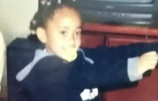 Stephany Souza Lopes em registro da infância