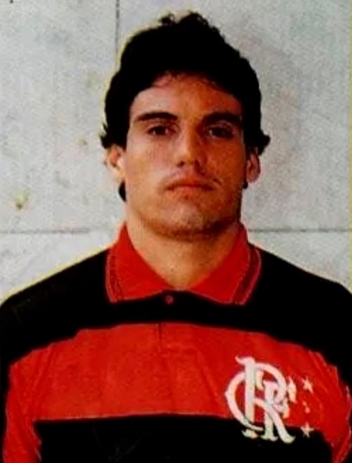 Gélson Baresi com a camisa do Flamengo