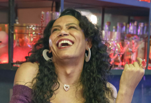 Val&eacute;ria Barcellos durante novela da Globo