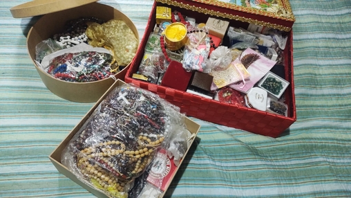 Solange guarda todos os ter&ccedil;os que ganha em casa, em caixas