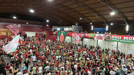 Quadra da Mocidade Alegre lotada na Zona Oeste de S&atilde;o Paulo