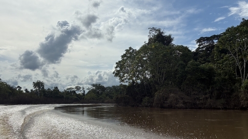 Vista do Rio Caet&eacute;, no interior do Acre