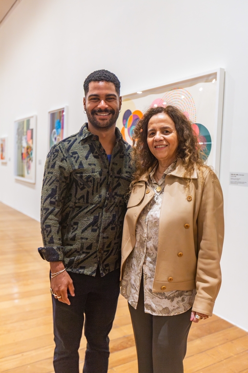 Renato Menezes e Beatriz milhazes