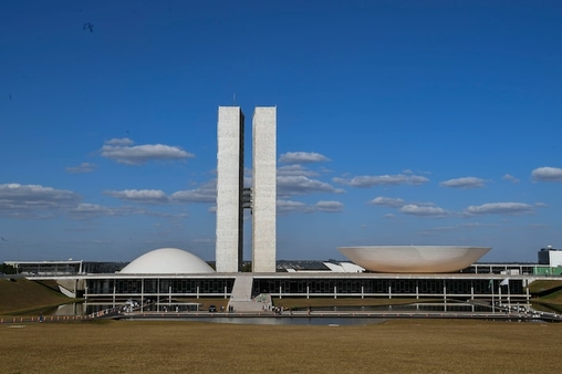 Fachada do Pal&aacute;cio do Congresso Nacional