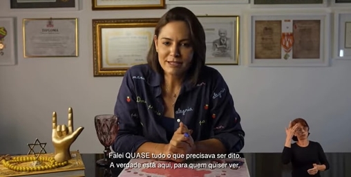 Michelle Bolsonaro disse em v&iacute;deo que foi humilhada por Fl&aacute;vio Bolsonaro: &lsquo;Uma punhalada&rsquo;
