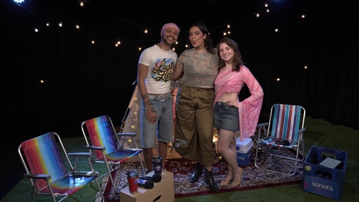 F&atilde;s de Zara Larsson durante Acampamento Sonora