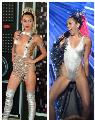 Miley Cyrus deixa bumbum à mostra no VMA; veja looks