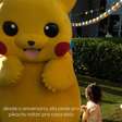 Amanda Kimberlly se fantasia de Pikachu para realizar sonho da filha com Neymar
