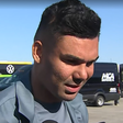 Seleção desembarca, e Casemiro diz que Brasil está 'passinho atrás' de favoritas