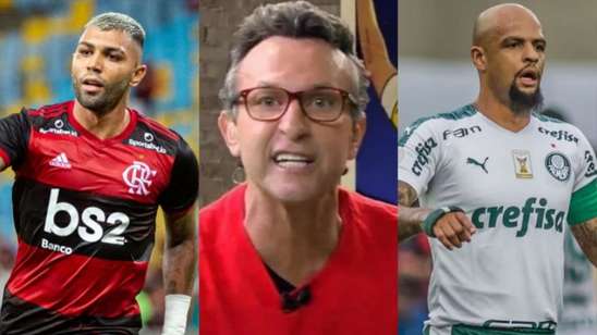 Flamengo ou Palmeiras? Neto crava campeão da Libertadores: 'Mudei minha opinião'