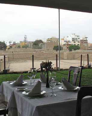 Lima tem restaurante com vista para ruínas de 1.500 anos