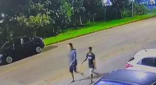 Imagens mostram suspeitos de esfaquear repórter no DF