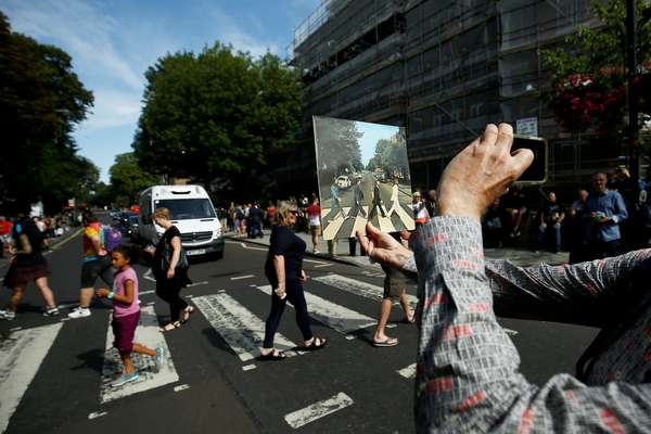 Aniversário de 50 anos da foto dos Beatles em Abbey Road 08/08/2019 REUTERS/Henry Nicholls