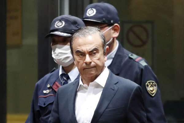 O ex-presidente da Nissan Motor Carlos Ghosn 25/04/2019. Crédito obrigatório Kyodo/via REUTERS