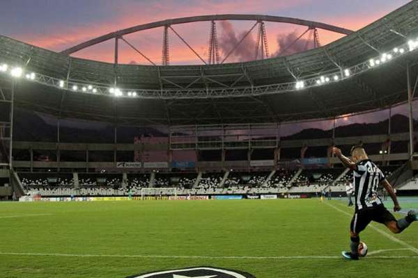 Desde o retorno do futebol, em julho, o público não esteve presente nos estádios (Foto: Vitor Silva/SSPress/Botafogo)
