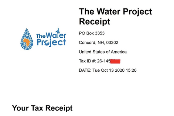 Outro recibo foi postado no blog da dark web mostrando uma doação de US$ 10 mil