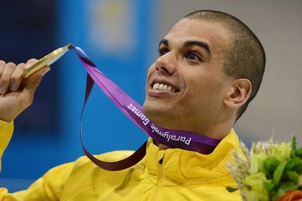 André Brasil ganhou três ouros em Londres 2012