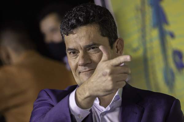 Sergio Moro participa de painel durante o segundo dia Congresso Nacional do MBL, em São Paulo