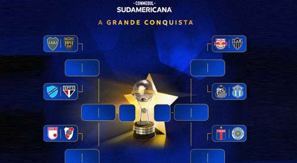 Oitavas de final da Sul-Americana 2026: veja os confrontos e chaveamento