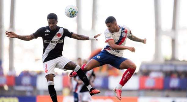 Em tarde de gols anulados, Bahia e Vasco ficam no empate pelo Brasileirão