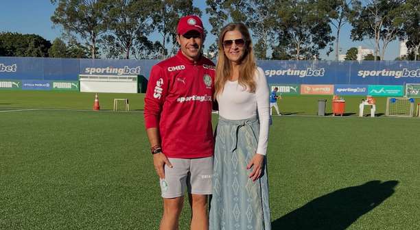 Leila Pereira sai em defesa de Abel Ferreira e elenco antes de decisão na Libertadores "Total confiança"