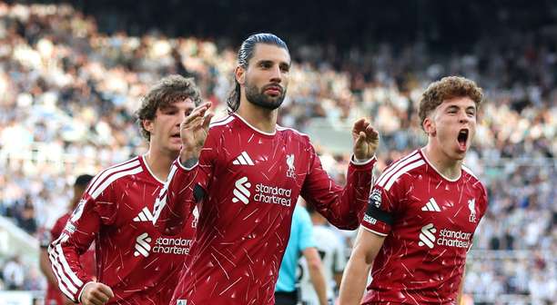 Liverpool busca empate no último minuto contra o Newcastle pela Premier League
