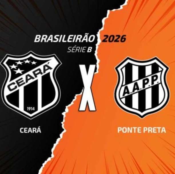 Ceará x Ponte Preta, AO VIVO, com a Voz do Esporte, às 19h