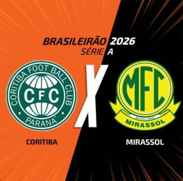 Coritiba x Mirassol: onde assistir, escalações e arbitragem