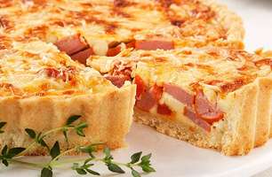 Quiche de salsicha