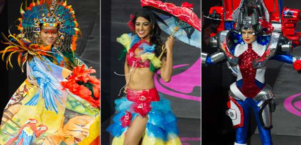 Índia, robô, diabinha: veja o desfile de trajes típicos ...