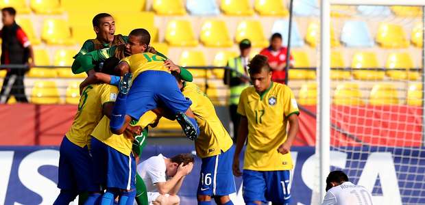 Brasil bate Nova Zelândia e vai às quartas do Mundial Sub-17