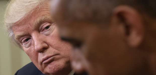 Obama e Michelle recusam foto com Trump e Melania