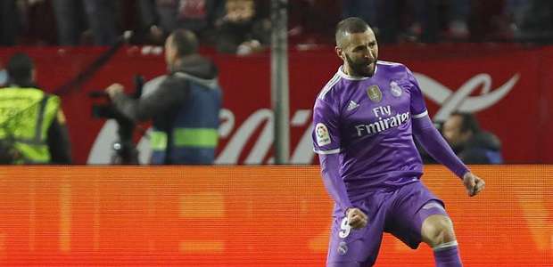 Benzema salva invencibilidade, Real elimina Sevilla e avança