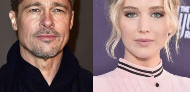 Brad Pitt vive romance com Jennifer Lawrence