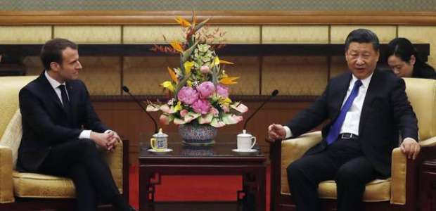 Macron vai à China e pede 'união' contra mudanças climáticas
