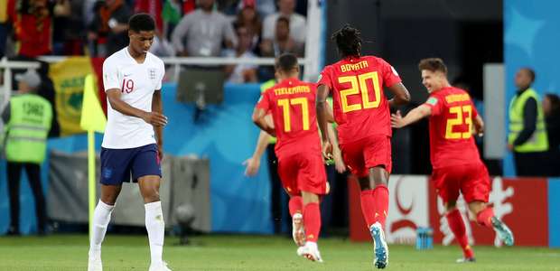 Bélgica vence Inglaterra e pode pegar o Brasil nas quartas